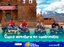 Paquete turístico Cusco Aventura en cuatrimotos