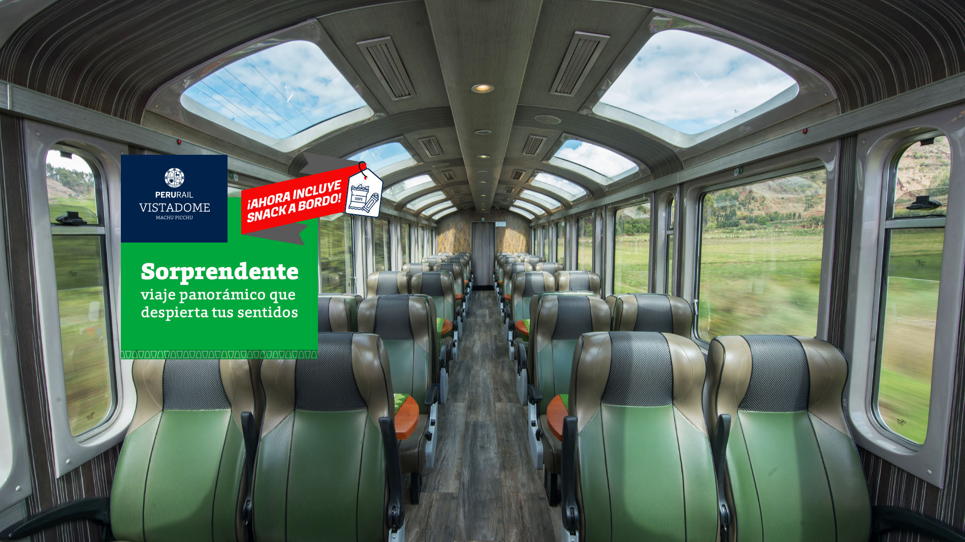 ¿Cómo es el tren VISTADOME?